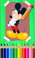 How To Draw Mickey Mouse Step By Step Affiche