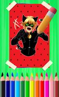 Poster How To Draw Ladybug & Cat Noir From Miraculous