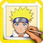 How To Draw Naruto Characters Step By Step icône