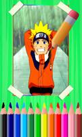 Como desenhar personagens naruto Cartaz