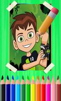 Poster How To Draw Ben Ten Step By Step