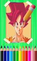 How To Draw Son Goku & Vegeta From DBZ characters ポスター