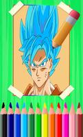 How To Draw Son Goku & Vegeta From DBZ characters screenshot 1