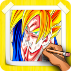 How to Draw Dragon Ball Z Characters Step By Step icon