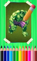 How To Draw Hulk Step By Step Affiche