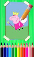 cómo dibujar increíbles personajes de peppa pig Poster