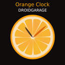 Orange Clock Widget APK