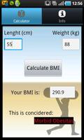 BMI Cal captura de pantalla 1