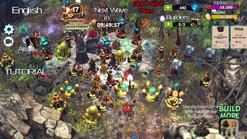 ☣️ Clash Of Orcs ⛺️ City Building Defense War TD تصوير الشاشة 2