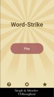 Word Strike - permainan puzzle kata poster