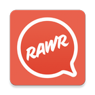 Rawr Messenger - Dab your chat icône