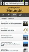 FAZ.NET Börsenspiel 截图 1