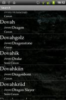 Dovahzul Dictionary imagem de tela 2