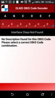 DLMS OBIS Code Decoder Affiche