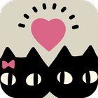 Icona 黒猫タロット-かわいい猫が恋愛や運命を告げる 無料占いアプリ