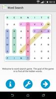 Free Word Search Puzzles Games पोस्टर