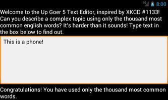 Up-Goer 5 Text Editor screenshot 2