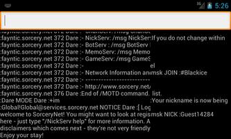 Blackice IRC screenshot 1