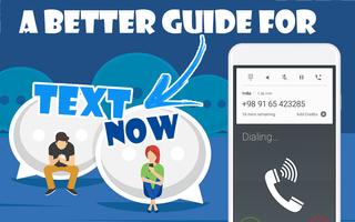 برنامه‌نما Guide TextNow -free text and Calls- عکس از صفحه