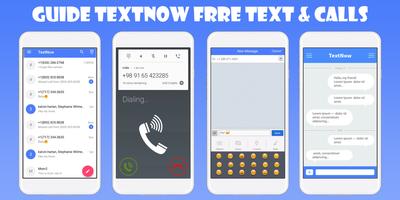 Guide TextNow -free text and Calls- โปสเตอร์