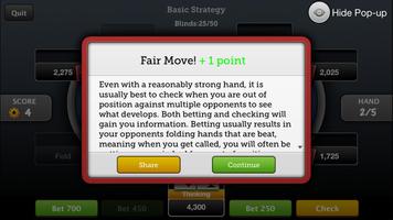 Tournament Poker Coach screenshot 1