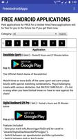 Free Android Apps पोस्टर