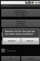 Taxi Bonn capture d'écran 1