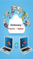 Dictionnaire français italien poster