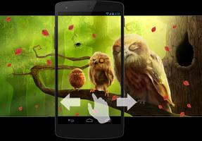 Owls Live Wallpaper Trial โปสเตอร์