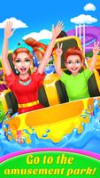 Babysitter Girl Theme Park Spa Plakat