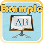 Learn English by Example آئیکن