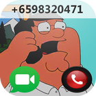 video call from Peter Griffen prank 圖標