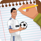 Draw Ronaldo 3d ikona