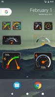 Gauge Battery Widget โปสเตอร์