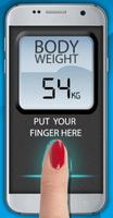 Body Weight Fingerprint Simulator Affiche