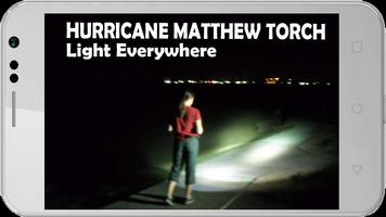 Hurricane Matthew Flashlight captura de pantalla 2