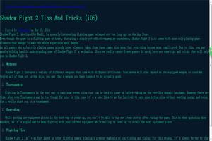 Hack For Shadow Fight 2 Tip capture d'écran 2