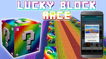 Lucky Block Race for MCPE capture d'écran 1