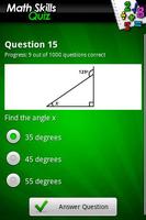 FreePlay Math Skills Quiz capture d'écran 2