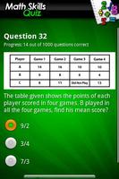 FreePlay Math Skills Quiz capture d'écran 3