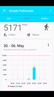 Simple Pedometer ảnh chụp màn hình 3