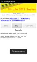 Simple SMS Server স্ক্রিনশট 1