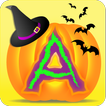 Halloween Kids Letters Tracing