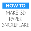 Make a 3D Paper Snowflake‏‎
