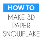 Make a 3D Paper Snowflake‏‎-icoon