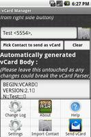 vCard Manager Lite تصوير الشاشة 3