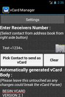 vCard Manager - vCard SMS screenshot 3