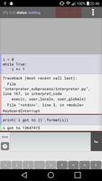 Pyonic Python 3 interpreter اسکرین شاٹ 2