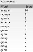 Anagram Word Finder - Solver تصوير الشاشة 2