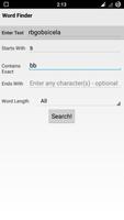 Word Finder Scrabble Solver تصوير الشاشة 2